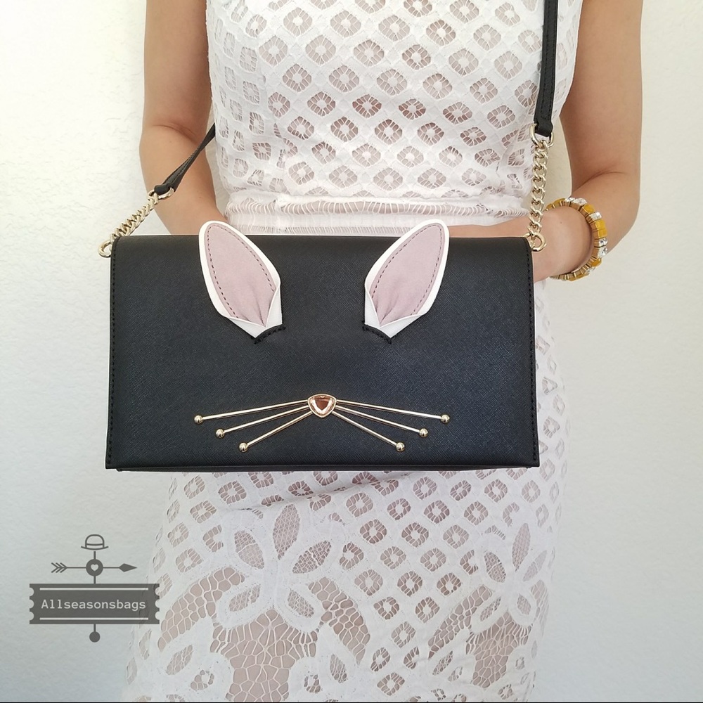 🔽 Kate spade rabbit hop to it crossbody clutch - Picture 2 of 8
